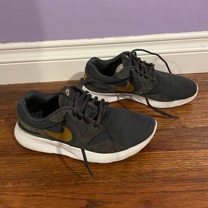 Nike Grey & Gold  -size 8 womens